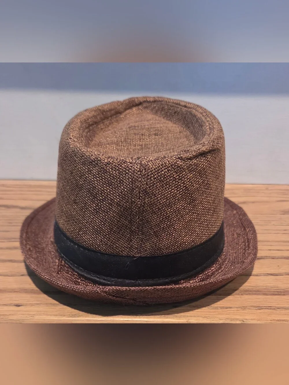 Hat - Boys - Size: Youth - Fedora - Straw - Brown